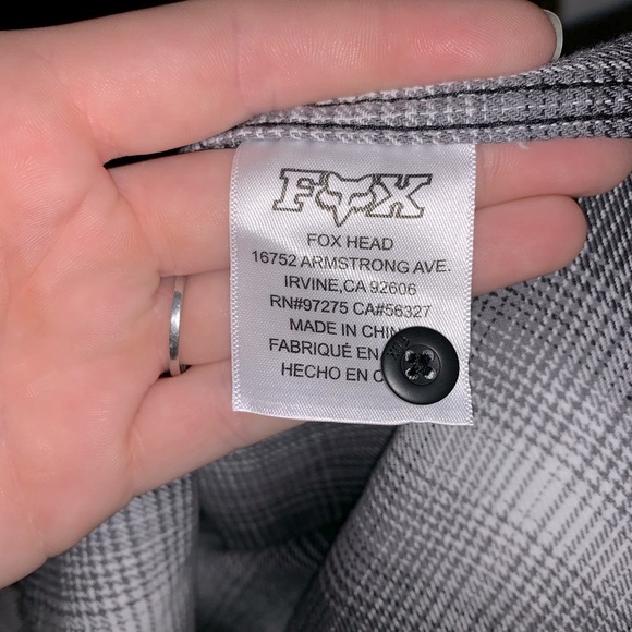 Fox Racing Womens Long Flannel Shirt/dress - Picture 11 of 15